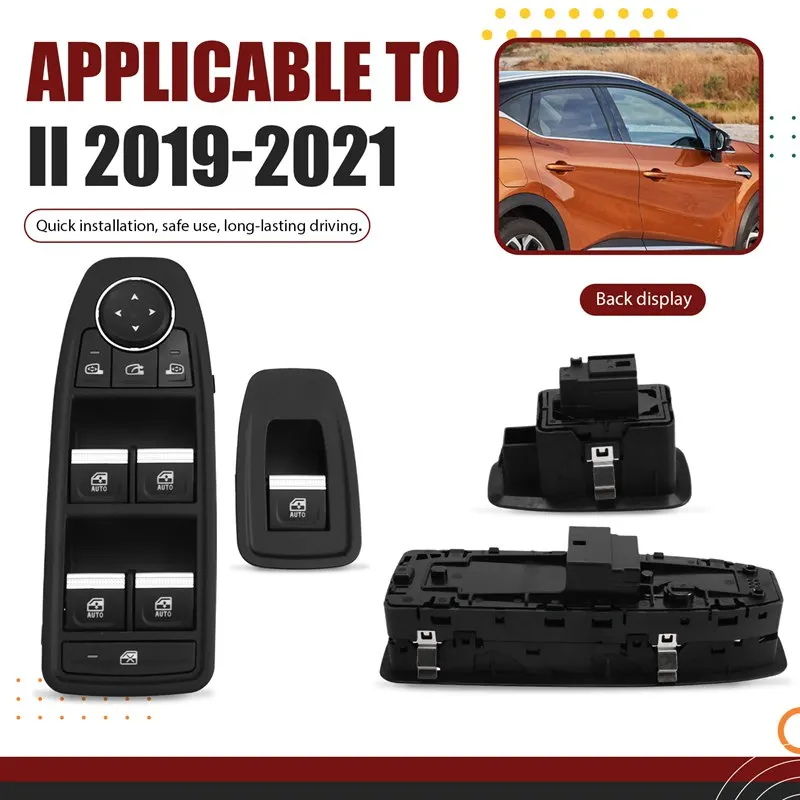 Super Sale 254015831R 254013877R Car Power Window Switch for Renault Clio 5 Captur II 2019 2020 2021