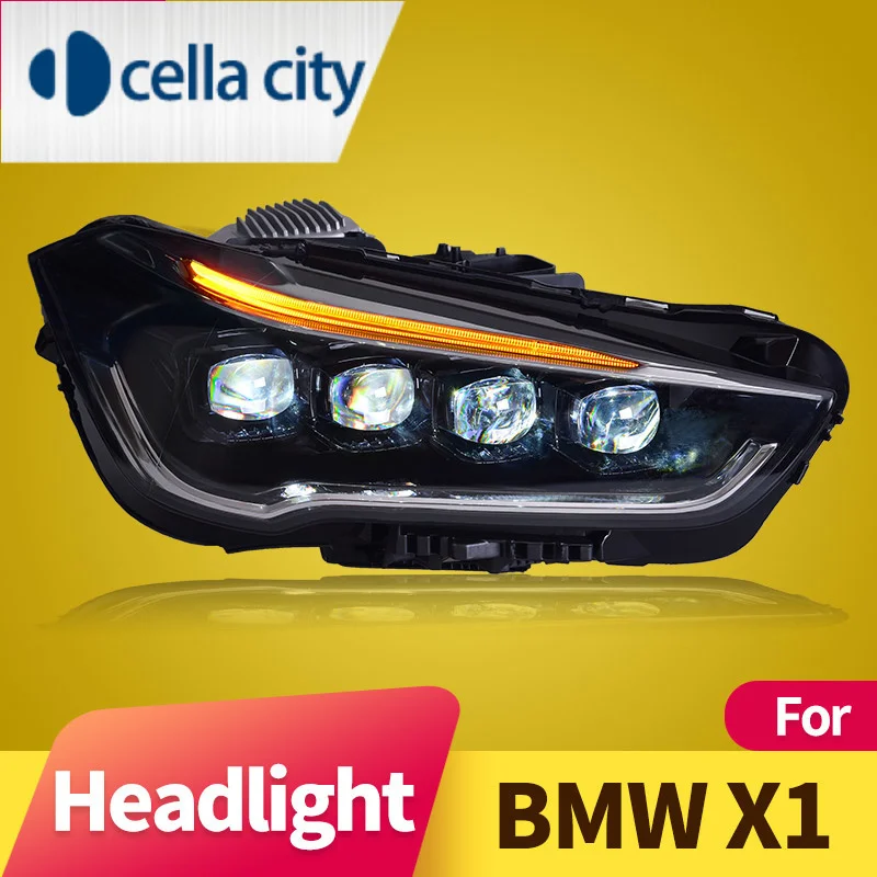 

Car Lights for BMW X1 LED Headlight Porjector Lens 2017-2020 F48 F49 Animation DRL Signal Head Lamp Automotive Accessories