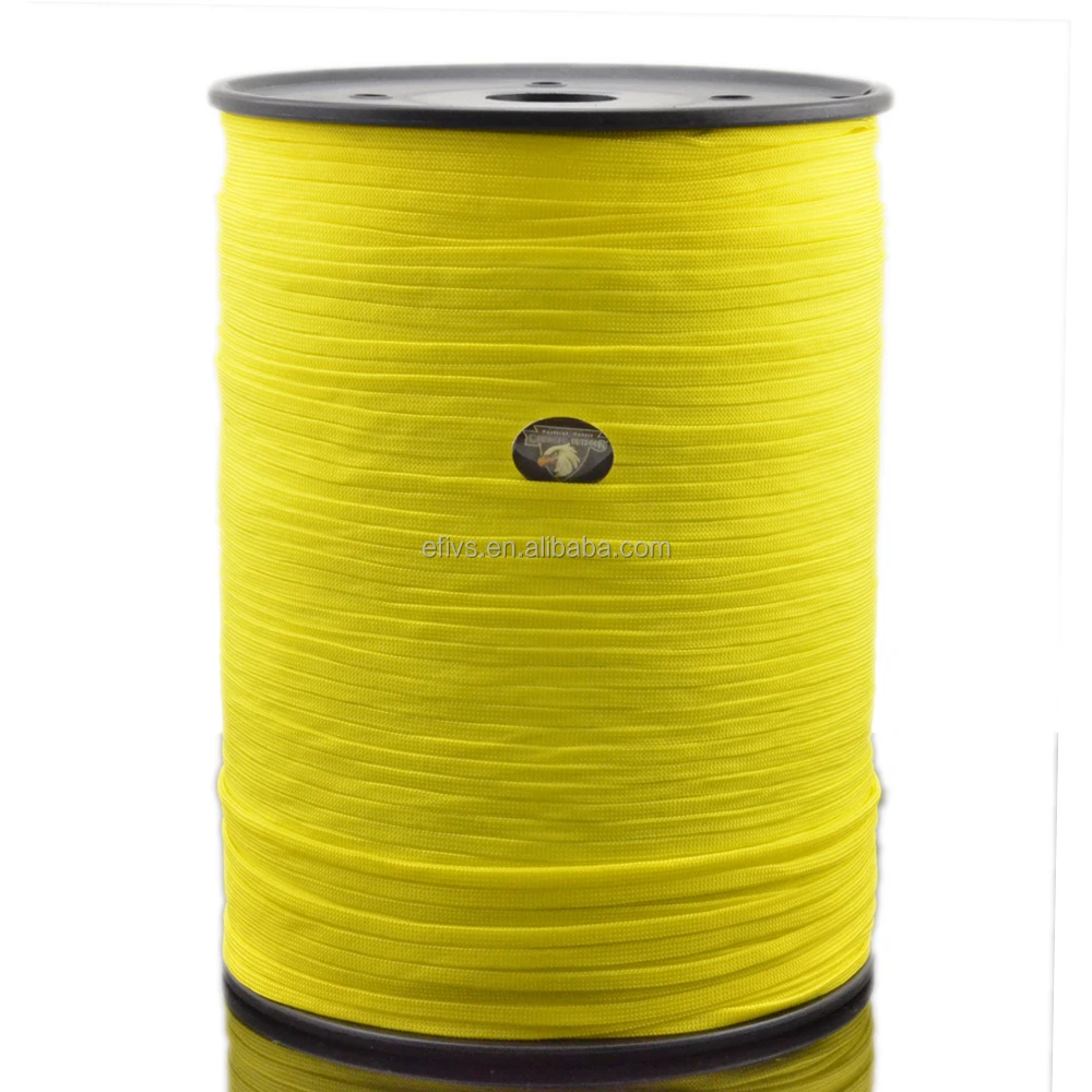 

Новая популярная катушка с плоским проводом высокой плотности (650 нитей) длиной 1000 футов для 7 внутренних проводов, диаметр 3/16 дюйма, подходит для кемпинга и активного отдыха.