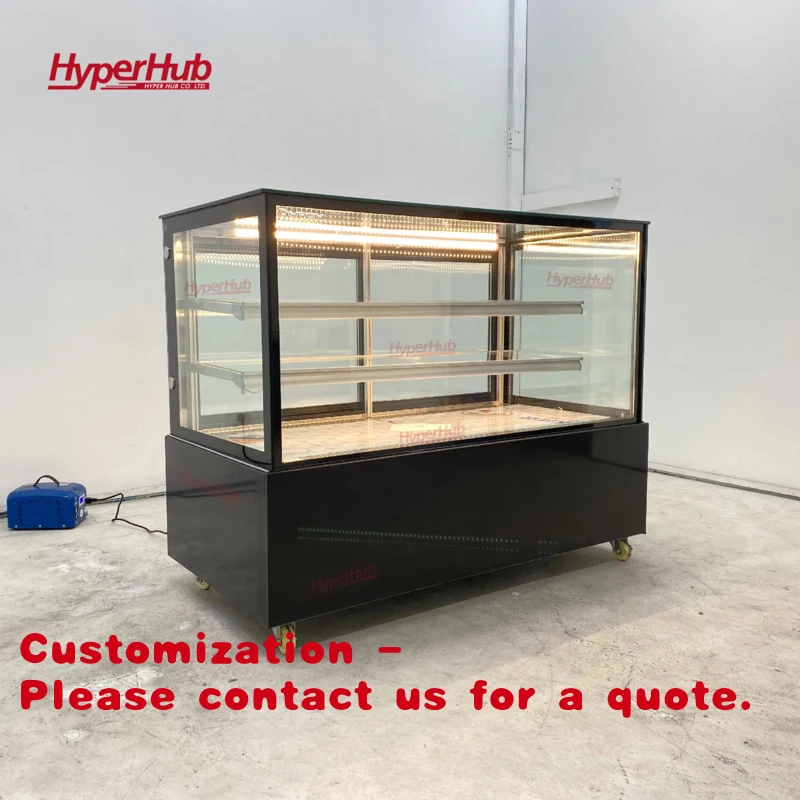 custom.Commercial Bakery Cake Showcase Display Cabinet Fridge Cooler Right Angle Pastry Chiller Cabinet