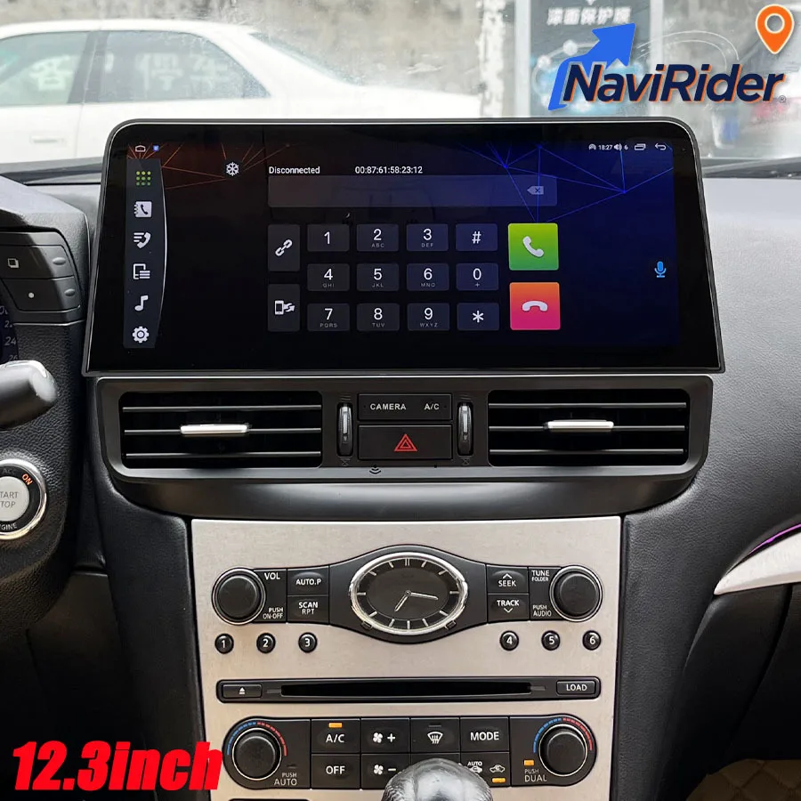 12.3inch Android Navigation Head Unit For Infiniti G25 G35 G37 Q60S 2004-2013 Stereo Car Multimedia Player Autoradio Carplay GPS