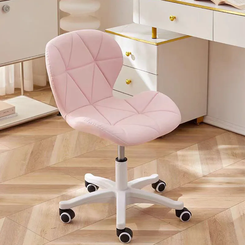 Home Office Chair Adjustable Height Ergonomic Student Dormitory Computer Chair Bedroom Dressing Chair 360 ° Lifting Swivel Chair