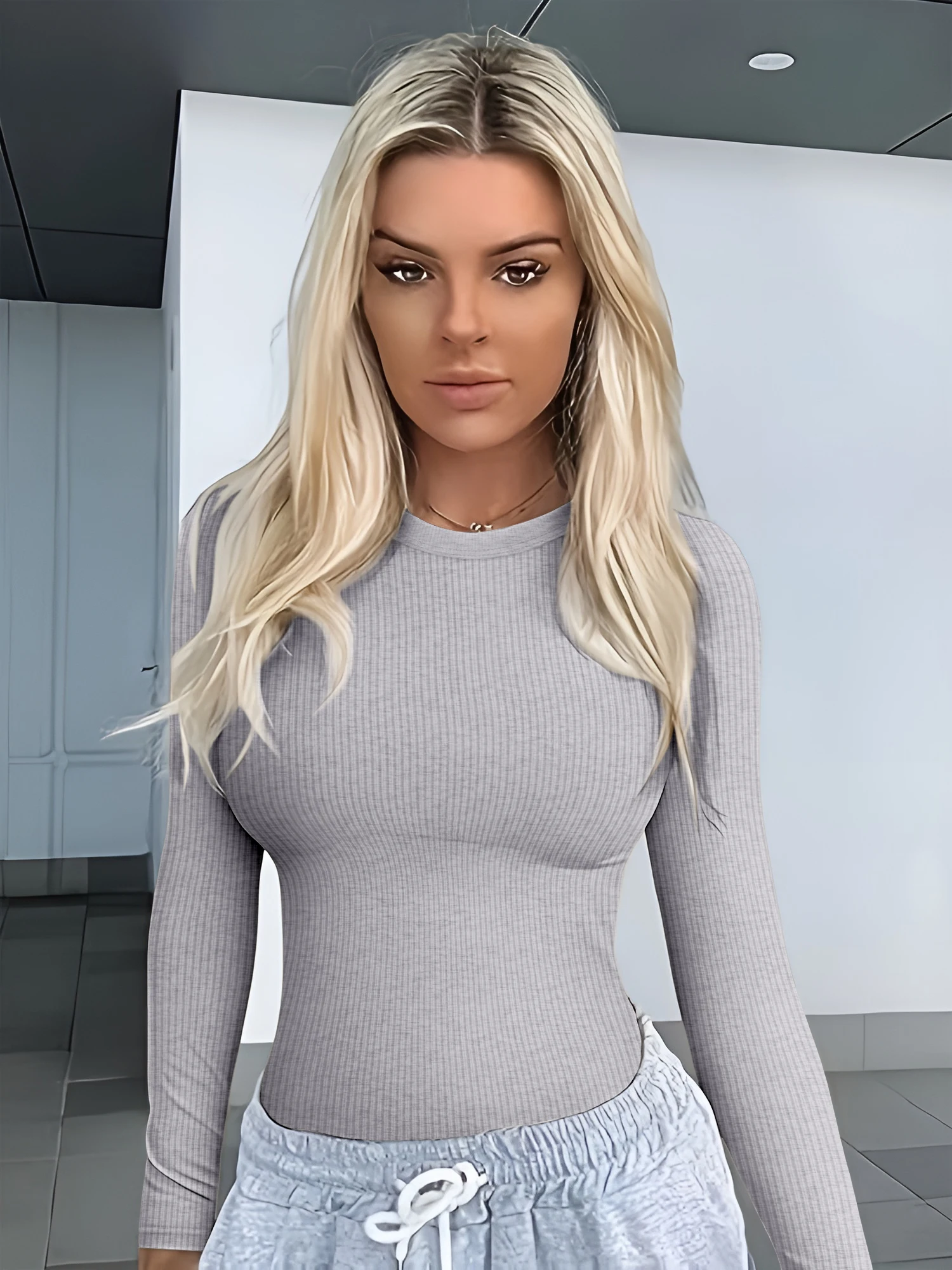 Atmungsaktives, geripptes, kur – Blouses Bewertung und Preis