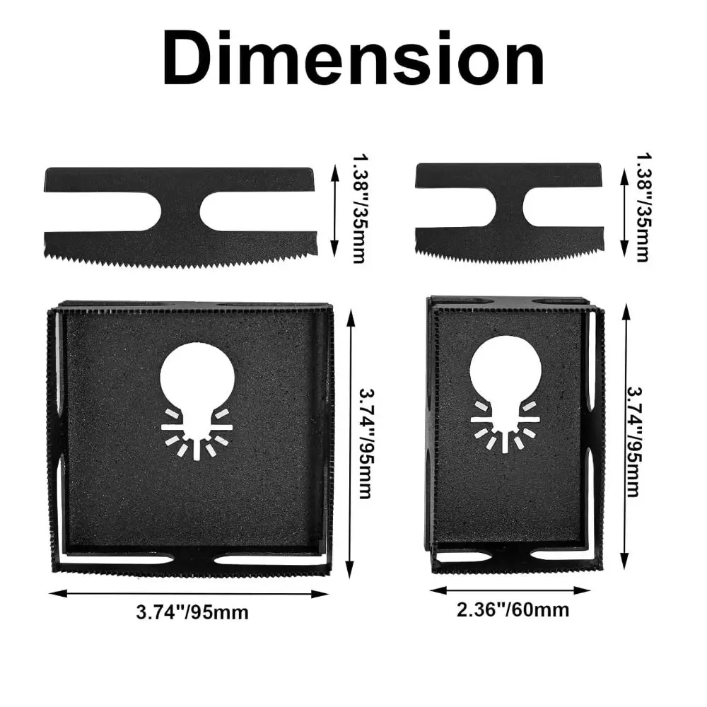 Portable Stainless Steel Square Slot Cutter Universal Durable Rectangle Slot Cutter Hand Tools Socket Slot Cutter image 5
