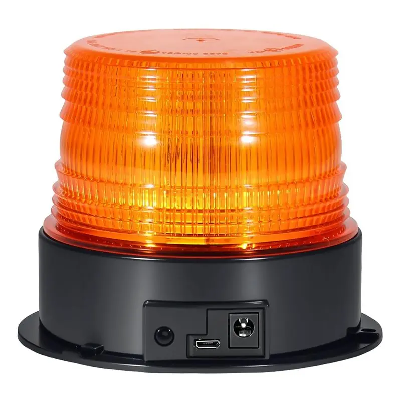 

【HOT ITEMS】Rechargeable Battery Operated Wireless Beacon Light, Emergency Flashing Warning Strobe For Truck Vehicle Magnetic