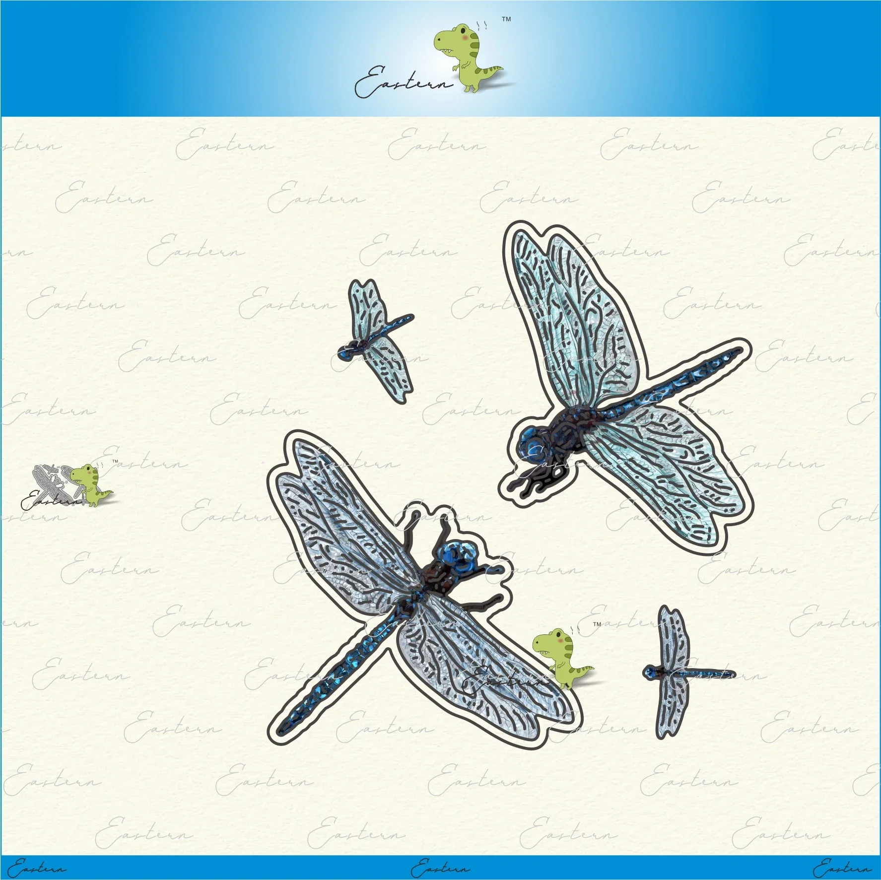 

Dainty Blue metal cutting dies 2021 new diy molds Scrapbooking Paper Making die cuts crafts