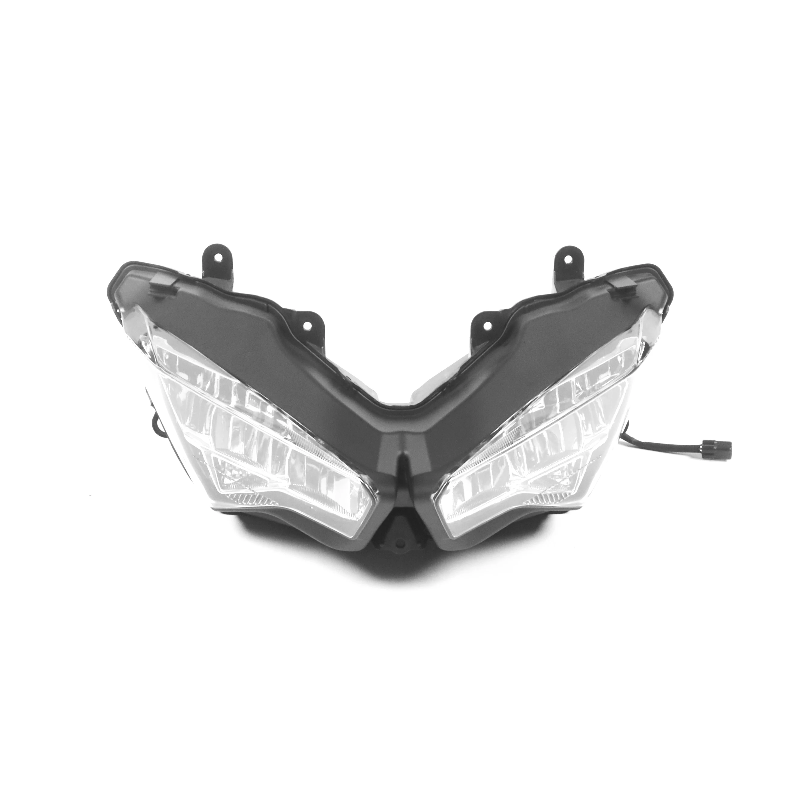 STLFHigh Quality2018 Edition Ninja400/Ninja250 Motorfiets Verlichtingssysteem Front LED Koplamp Lamp Montage met Clear ABS Lens