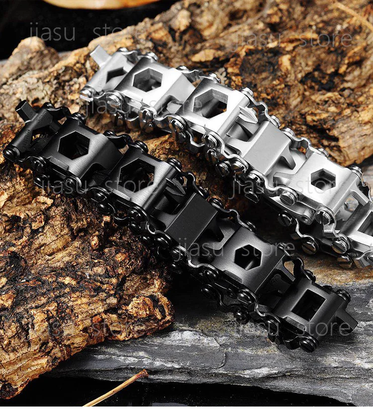 Leatherman Multi Tool Bracelet Men's Wild Outdoor Equipment Survival Bracelet Strap Accessories view 5