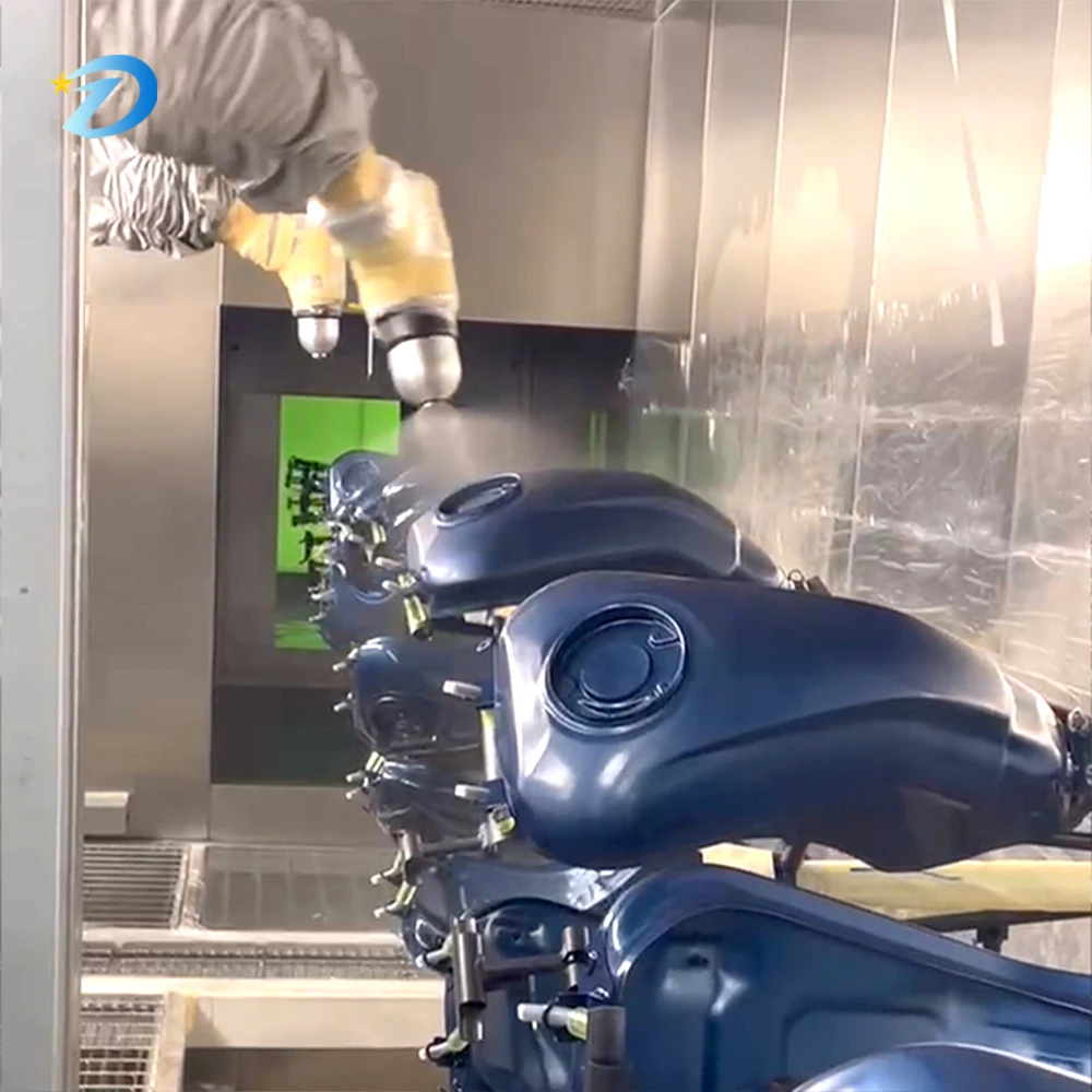 Automatic Motorcycle Painting Equipment, Accessories Spraying Line, Painting Manipulator