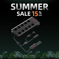 2025 Spider Farmer Genius Grow System AC10 Power Strip Kits App-Based Smart Strip for Hydroponics Indoor Veg Flower Plants