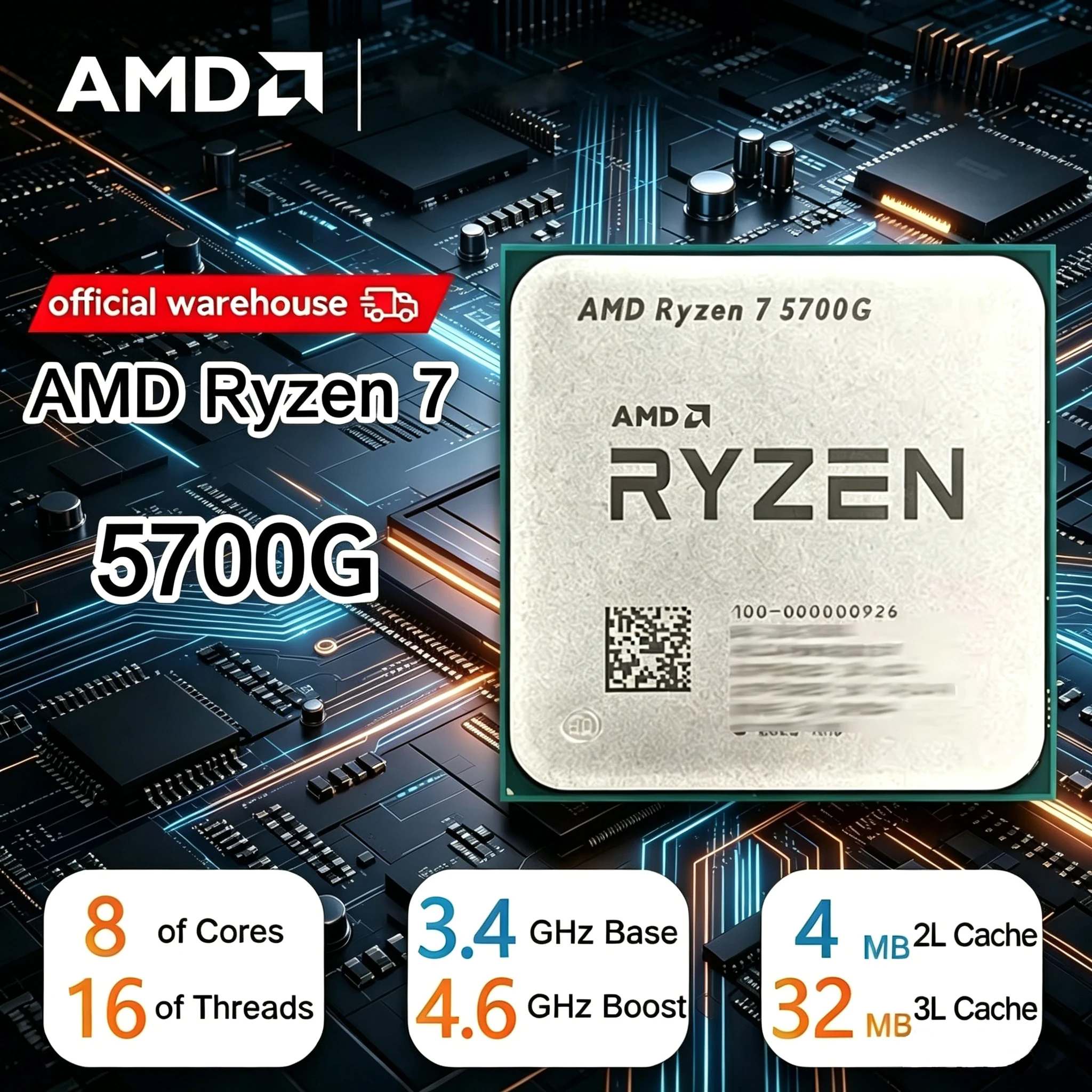 Amd Ryzen 7 5700G - AliExpress