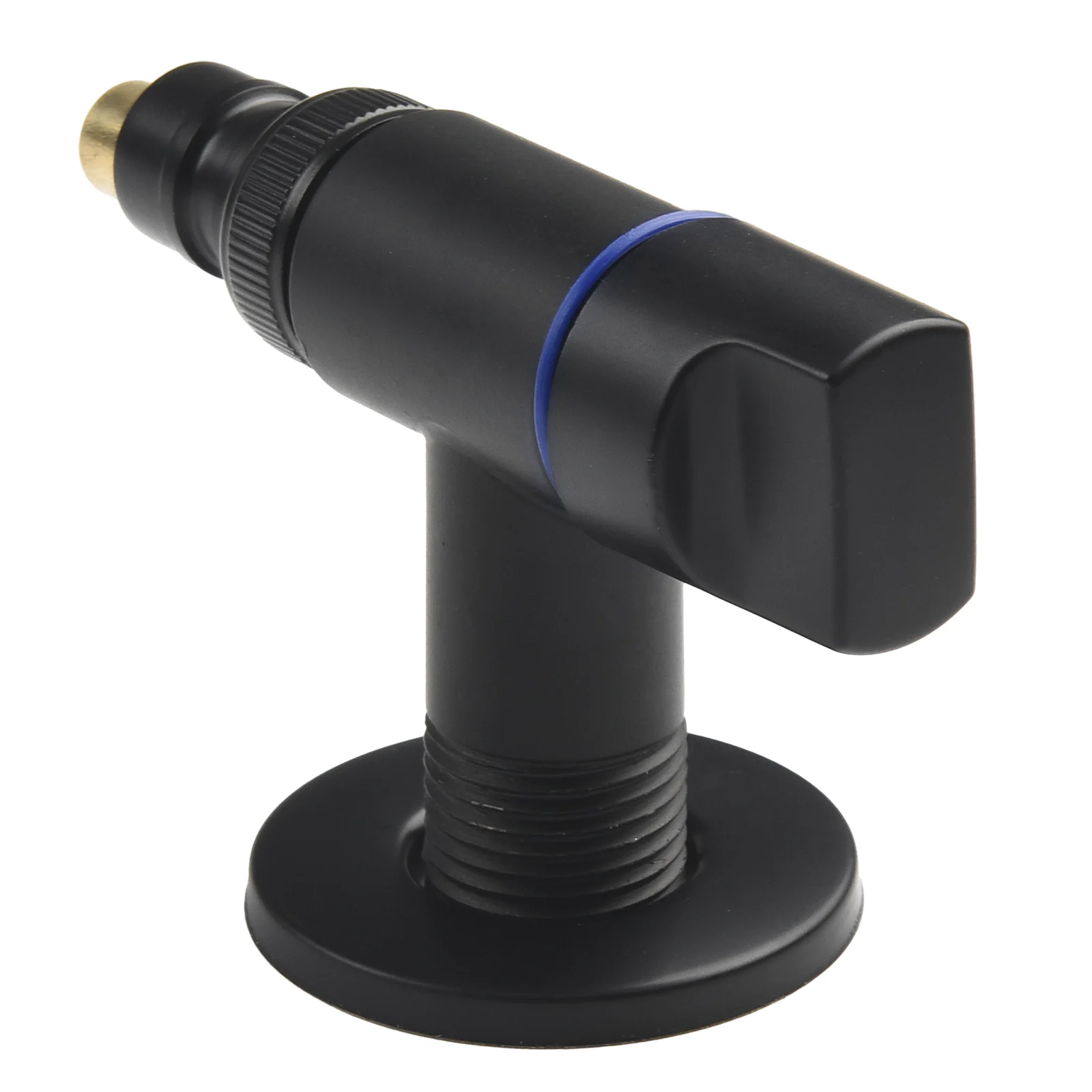 Bathroom Faucet Angle Valve G1/2 Stainless Steel Washing Machine Faucet Water Stop Valve Metal Handle Brand New