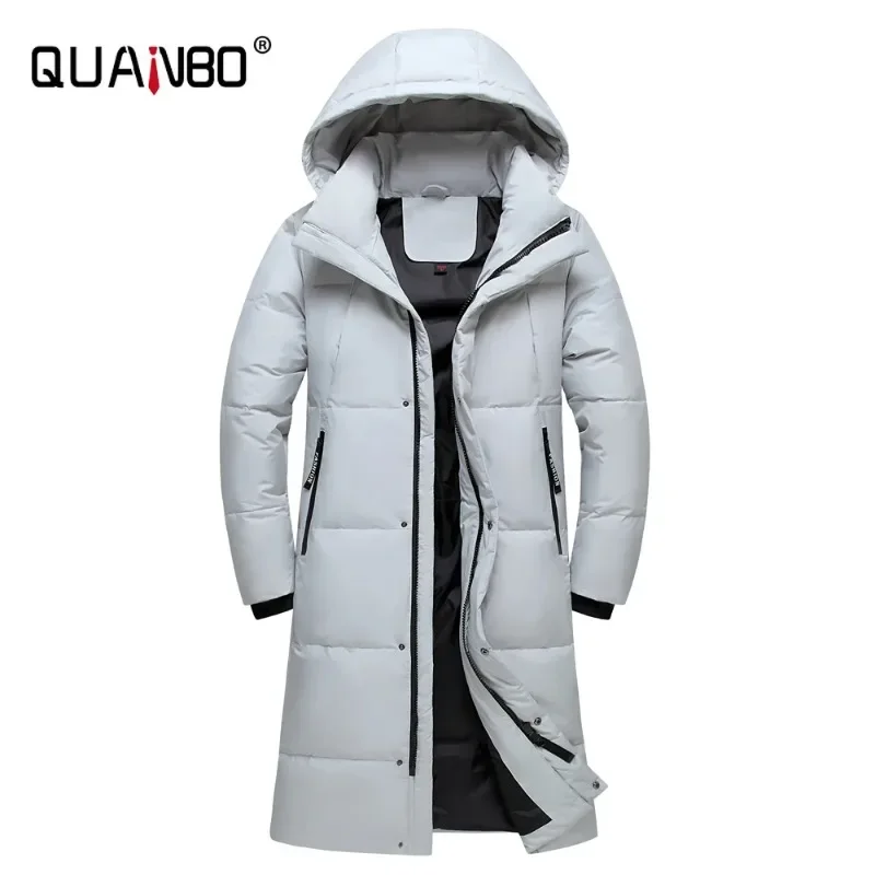 

Пуховик с капюшоном для мужчин и женщин, теплый пуховик на белом утином пуху, фиолетового и белого цвета, зима 2023