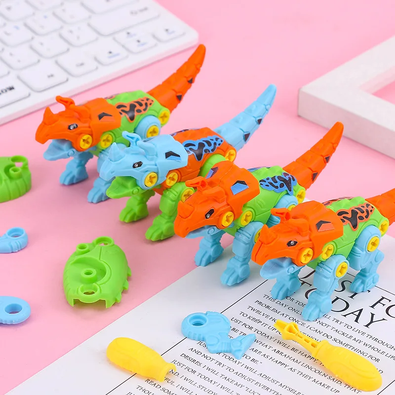 

Children's Educational Toys Screw DIY Disassembly Dinosaur Boys Intellectual Brain Assembly Set Hands-on Detachable Dinosaur Toy