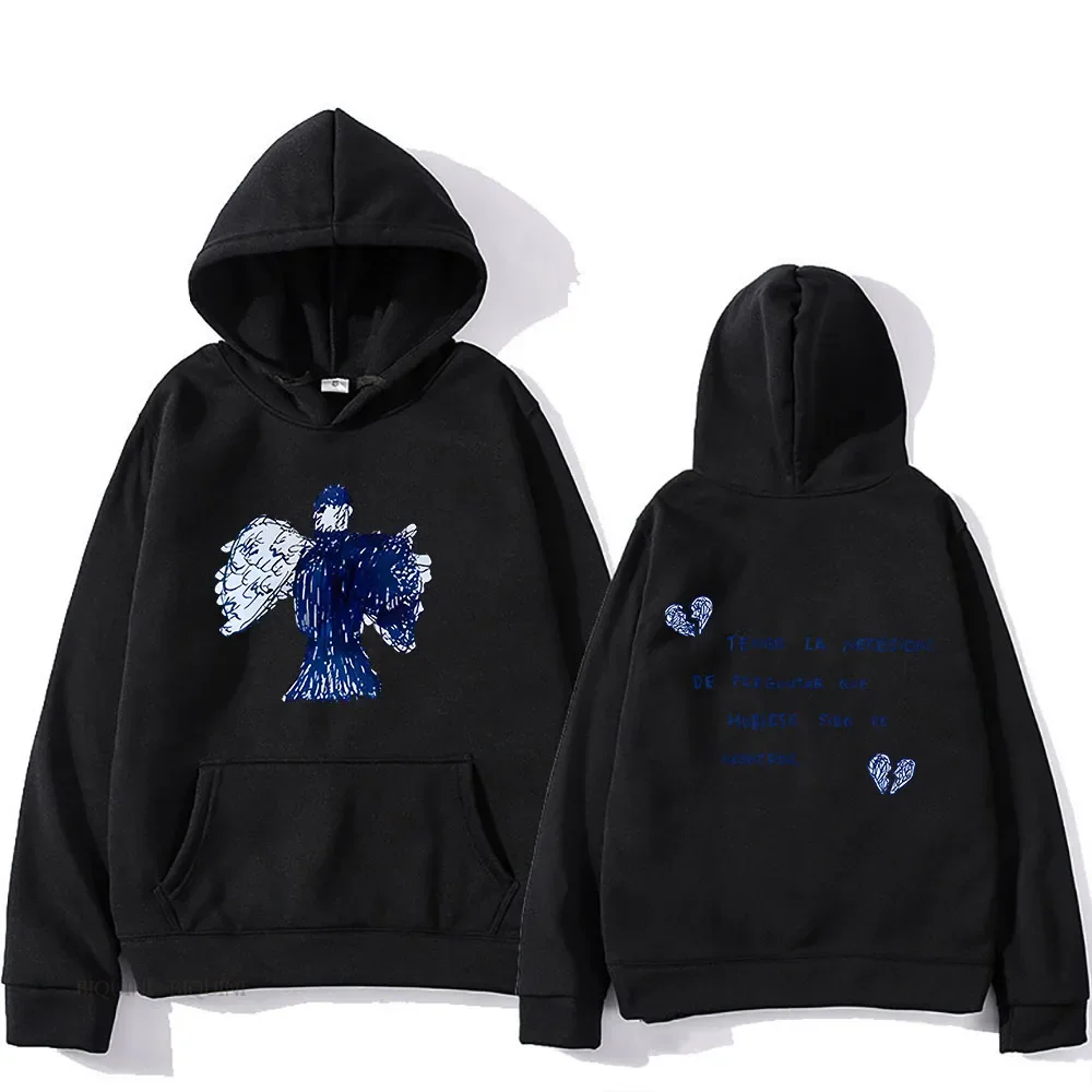 Hip Hop Milo J Hoodie with Pocket Gothic Hooded Sweatshirt for Autumn/Winter Fleece Clothing Sudaderas Con Capucha Punk Hoody