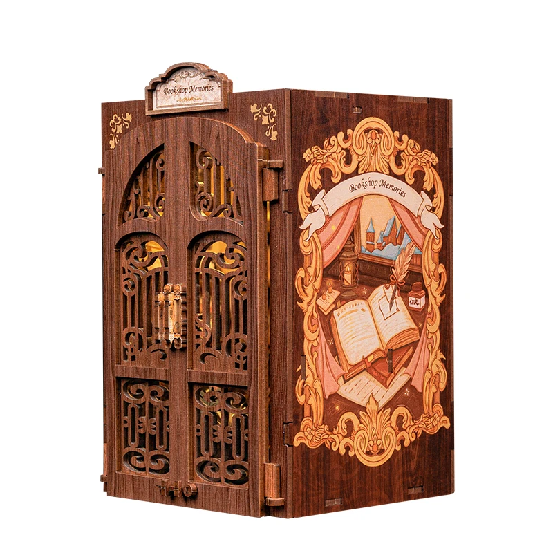 

Миниатюрная модель CuteBee: Новинка! Деревянный 3D-пазл «Книжный уголок: Воспоминания о книжном магазине» (набор для сборки)