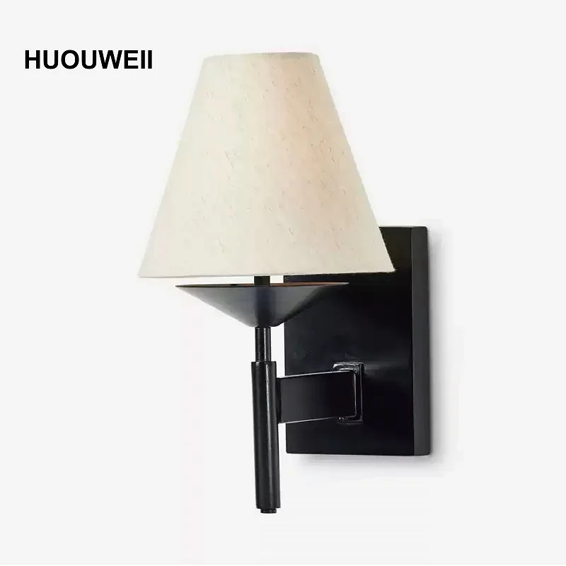 Bedroom Bedside Linen Wall Lamp LED Corridor Aisle Stairwell Decorative Lamp Living Room Background Wall Lamp