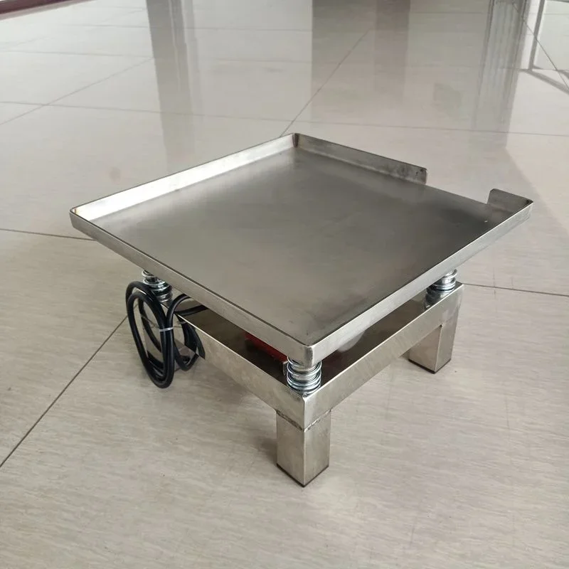 

35*35 Small concrete vibrating table cement mortar test block vibrating platform stainless steel vibrating platform