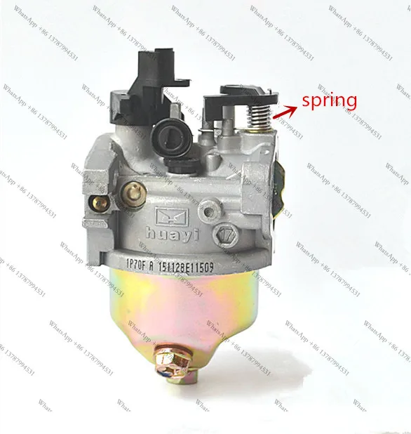 1P70F Carburetor automatic choke 19mm fits 1P70F 1P70 1P75F 1P75  196CC vertical shaft engine motor lawn mower carburettor