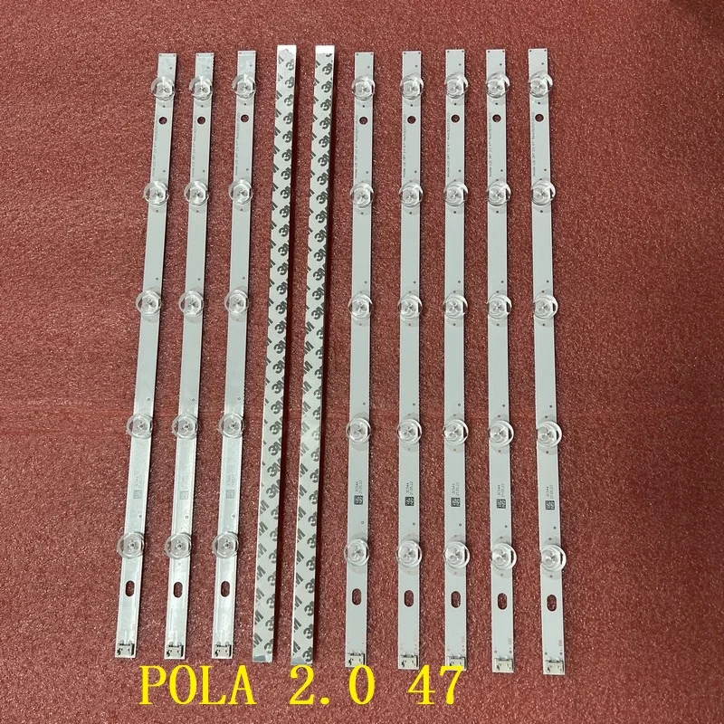 Kit 10pcs 5LED(3V) LED backlight bar For LG 47LN5460 Innotek POLA2.0 47 inch LGE DRT 2.0 47 DRT2.0