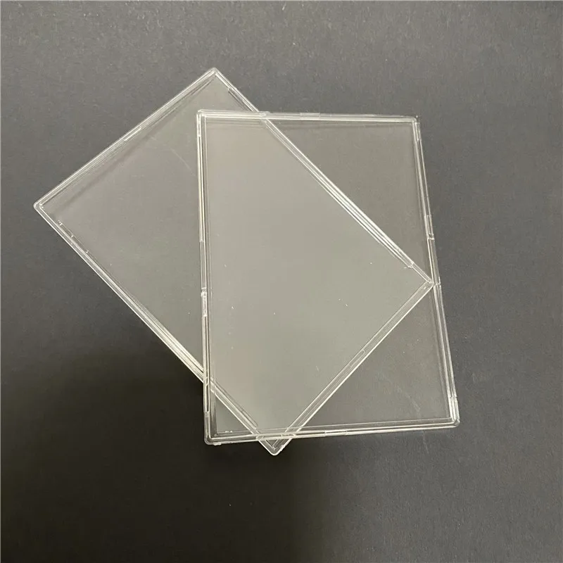 2 sztuk wewnętrzny rozmiar 64*89mm PS wyczyść twarda osłona karty cegły na karty planszowe Yugioh Card schowek ochronny osłona ochronna
