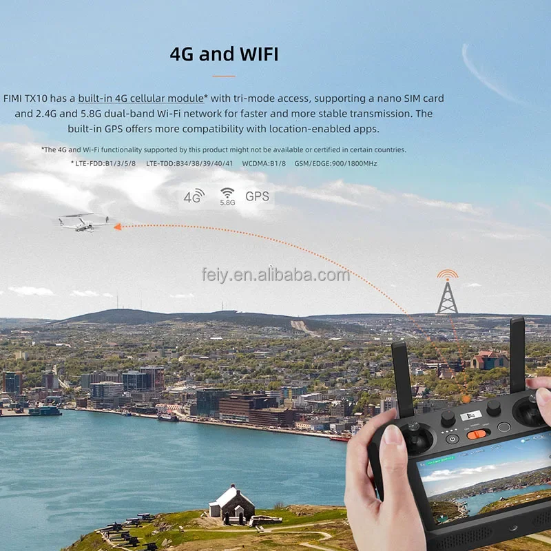 TX10 X8SE Dr-one Flycam FIMI X8 SE 2022 V2 V.2 وحدة تحكم عن بعد ذكية FIMI TX10