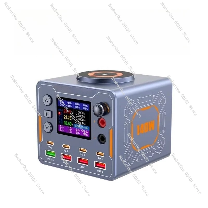 

USB-зарядное устройство, многофункциональный прибор для ремонта мобильных телефонов, измеритель мощности, детектор тока, дисплей для беспроводной зарядки, четыре в одном.