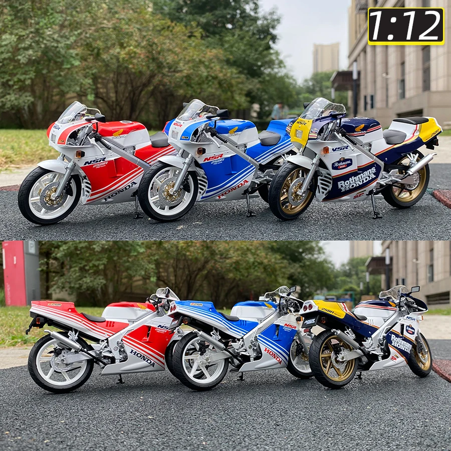 AOSHIMA 1:12 scale new 1988 Honda NSR 250R SP R4 Rothmans MC18 motorcycle model static display festive gift collection