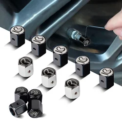 Durable Car Air Valve Stem Cap Metal Automobile Tire Valve Cover For Mazda 5 6 323 626 Rx8 Rx7 Mx3 Mx5 Atenza Axela Accessories