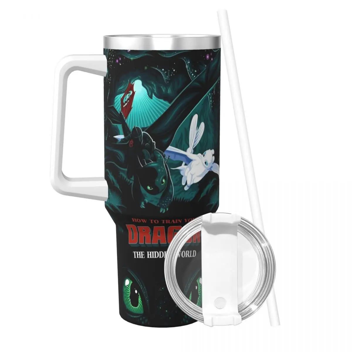 How To Train Your Dragon Tumbler Cold Drink Water Bottle Insulated Stainless Steel Thermal Cups Custom Travel Car Mugs