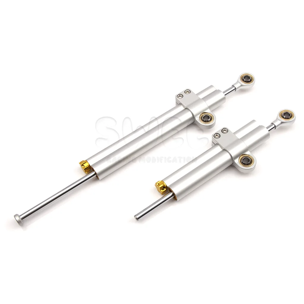 อุปกรณ์ดัดแปลงแดมเปอร์รถจักรยานยนต์สากล 258/373 มม. โคลงพวงมาลัยสําหรับฮอนด้าคาวาซากิยามาฮ่าท่อคู่แดมเปอร์