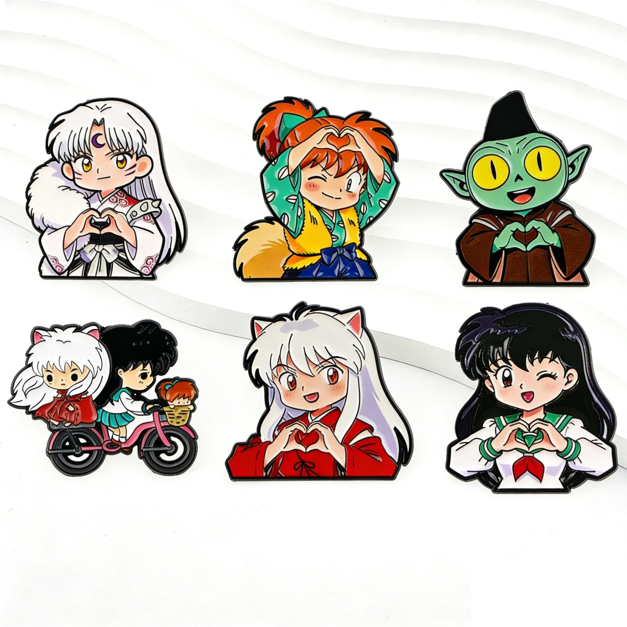 

Cute Fox Enamel Pins Cartoon Anime Badge on Backpacks Brooches For Jackets Clothing Bag Decoration Fans Collection Gifts