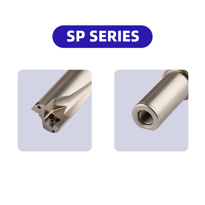 SP U Drill With Inserts SPMG 2D 3D 4D 5D SP Drill Internal cooling Indexable Drill Bits Drilling Tool For Lathes Cnc