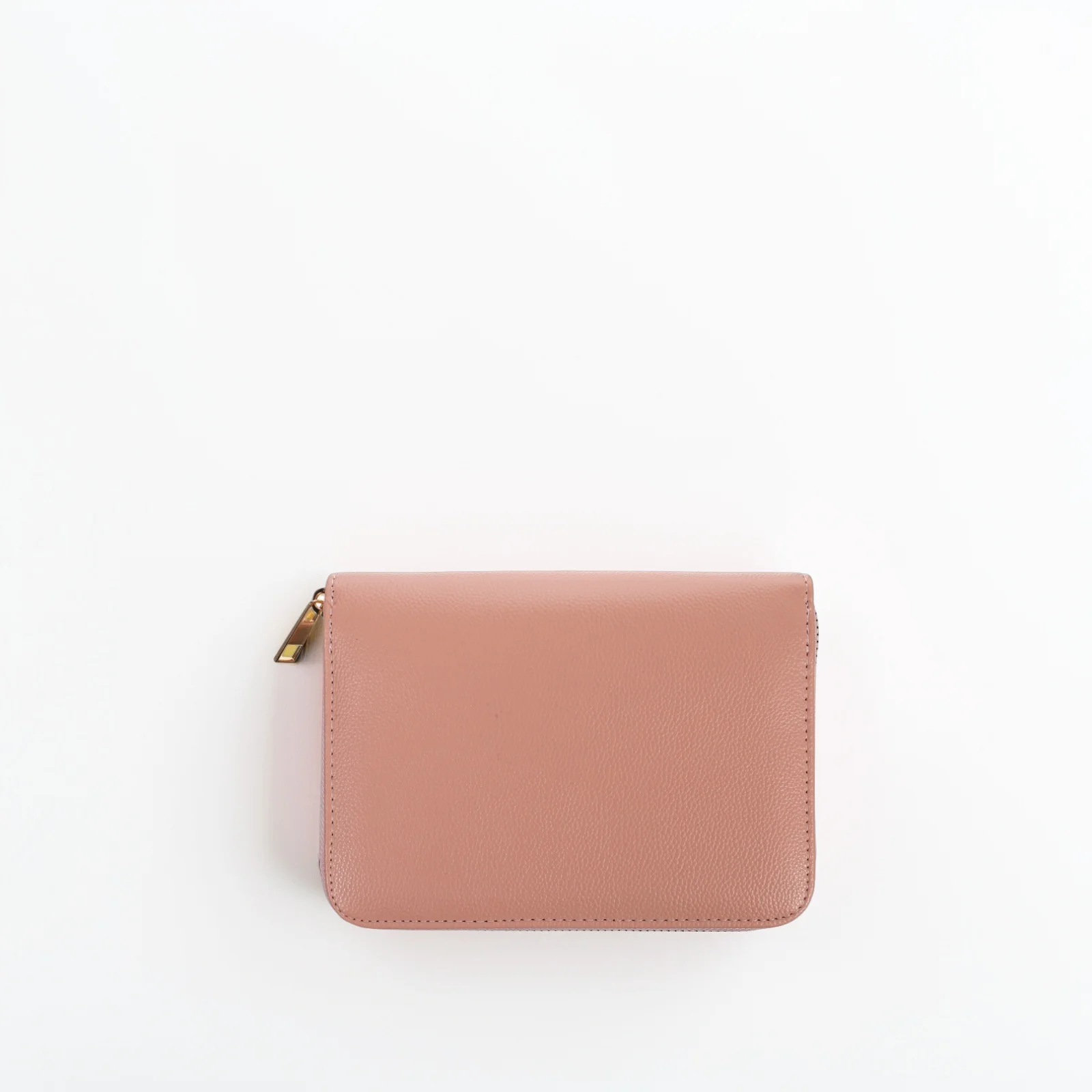 Pink Budget Wallet Zipper Large Capacity Pu Cash Organizer For Women Pouch Divider Holder