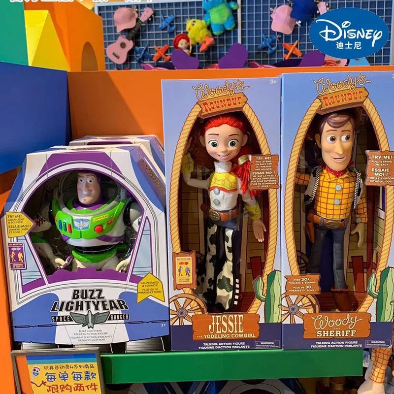 

Официальная История игрушек, говорящая Базз Лайтер, ПВХ фигурка, Коллекционная кукла, игрушки, Рождественский подарок на день рождения для детей