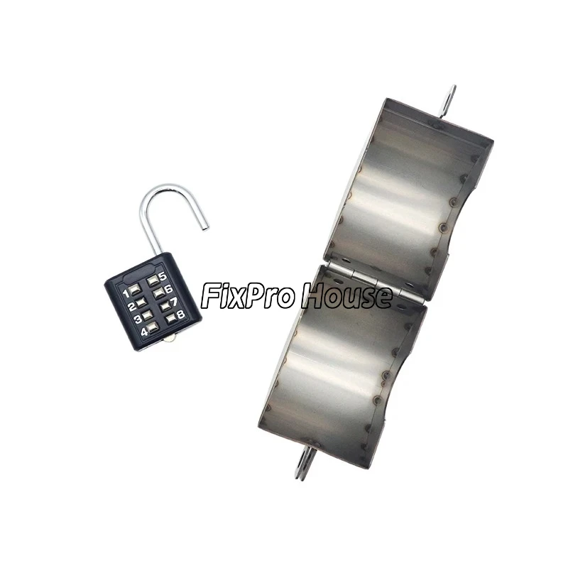 Outdoor Faucet Lock Anti-Theft Hose Tap Iron Rotating Gate Lockout Industrial Tank Gas Bottle Ball Valve Safety with PadLock