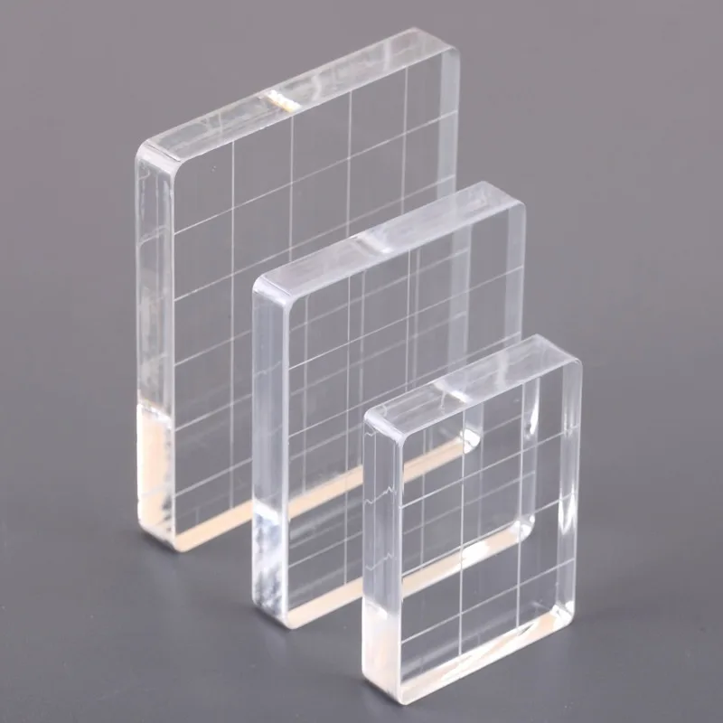 1pc Comfortable Acrylic Stamp Handles for Easy Stamping and Precise Placement,Three sizes for you to choose from