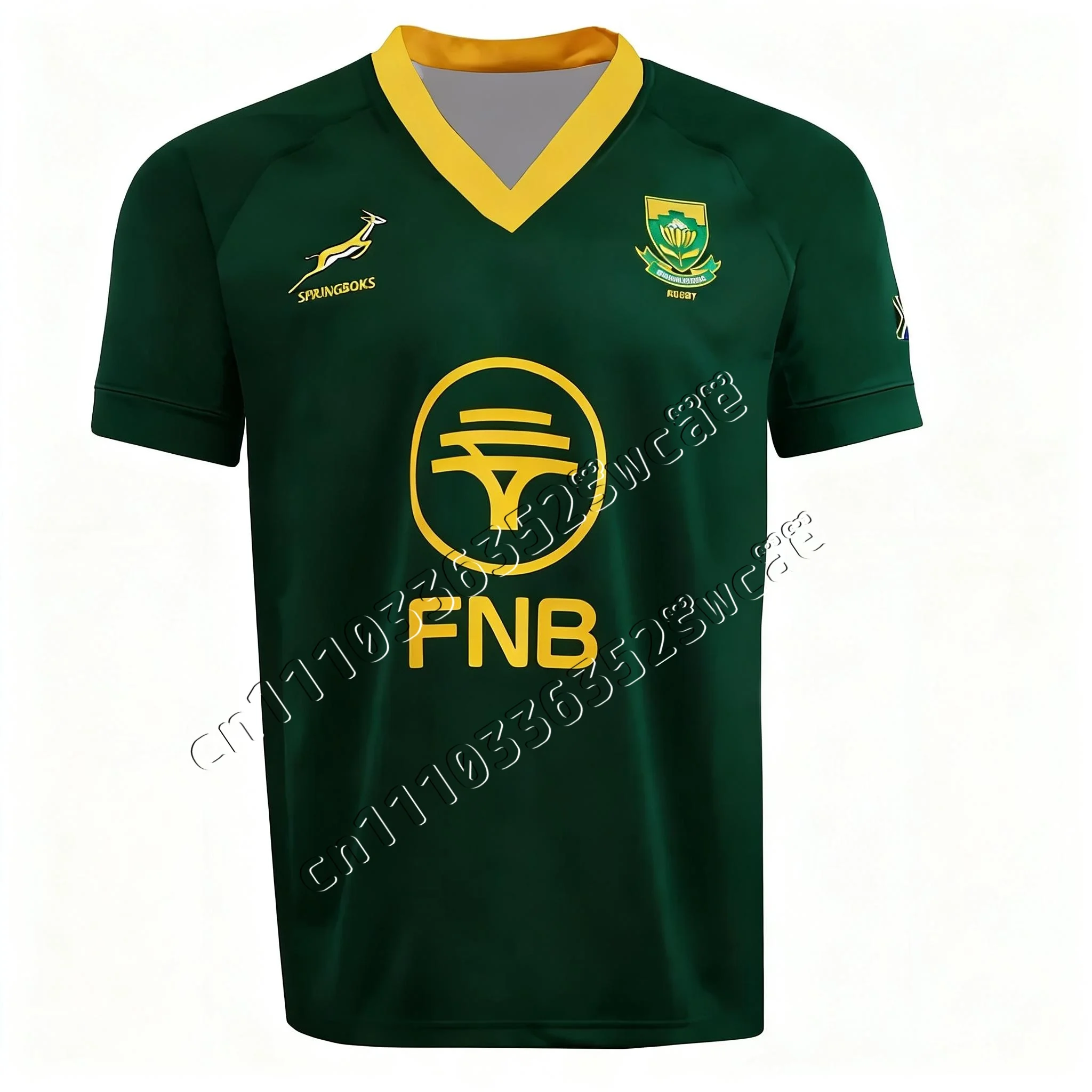 2026 South Africa Springboks Family Matching Replica Jersey Home Rugby Shirt Men's Spring Sports T-Shirt Y2K Style Women's Tee