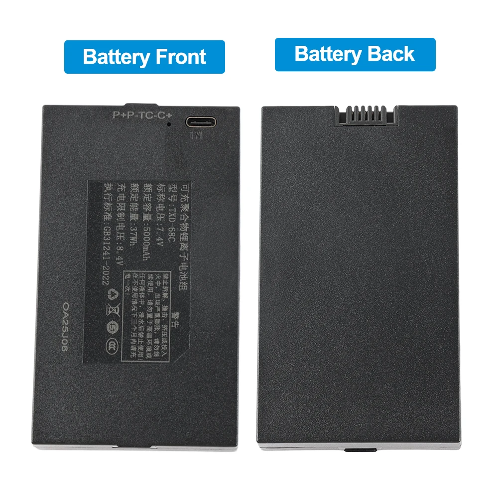 5000mAh TXD-68C TZ68-C Smart-Türschloss-Lithiumbatterie, universelle C+ C-T P-P+ Schnittstelle für Fingerabdruck- und elektronische Codeschlösser – Detail 6