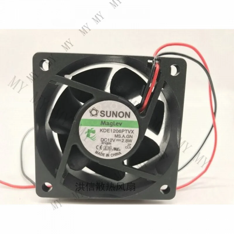 

TT for SUNON KDE1206PTVX MS.A.GN 12V 2.8W 6025 6CM 60mm cooling fan