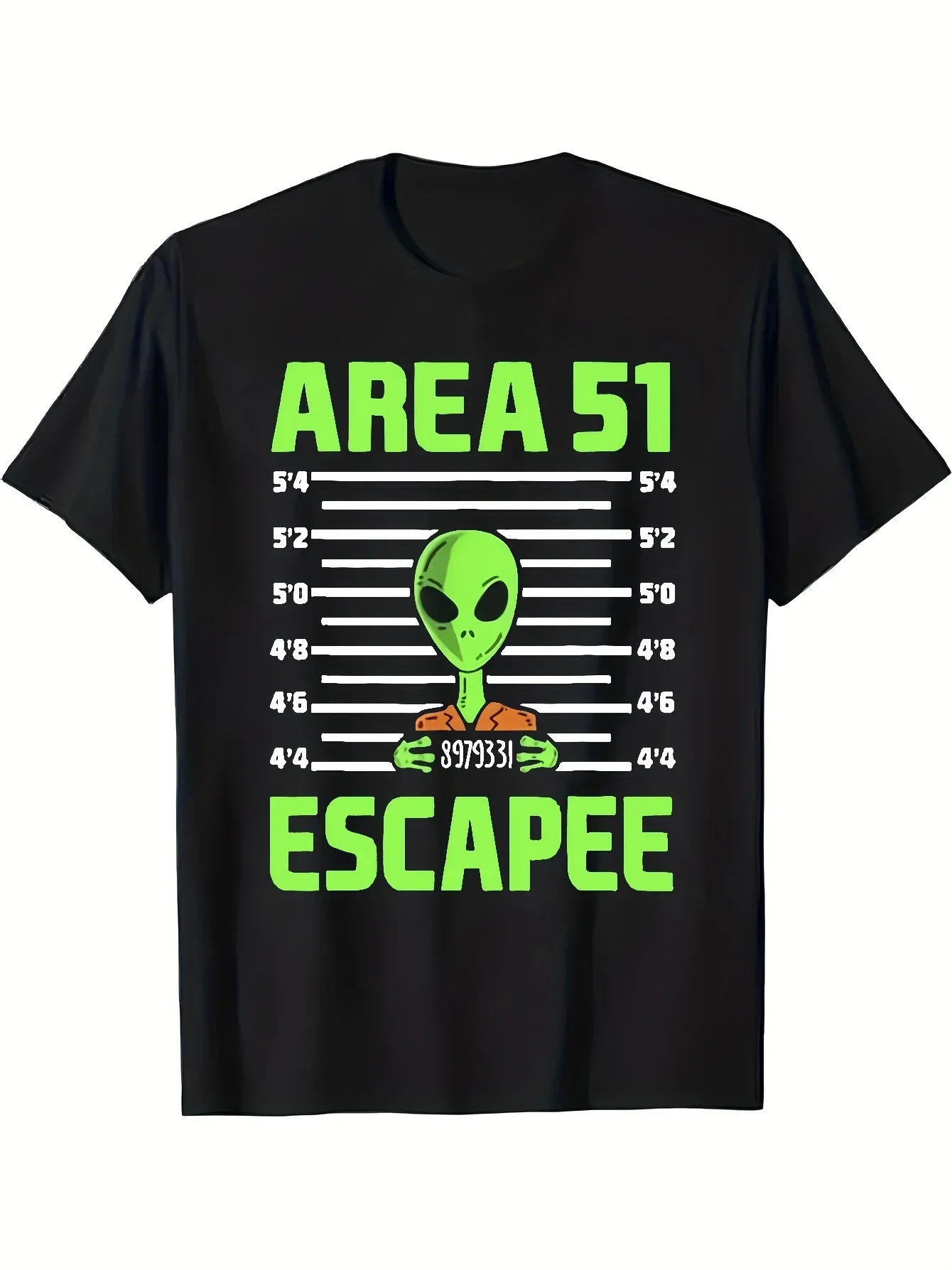New Men's Alien Conspiracy UFO Graphic T-Shirt - 