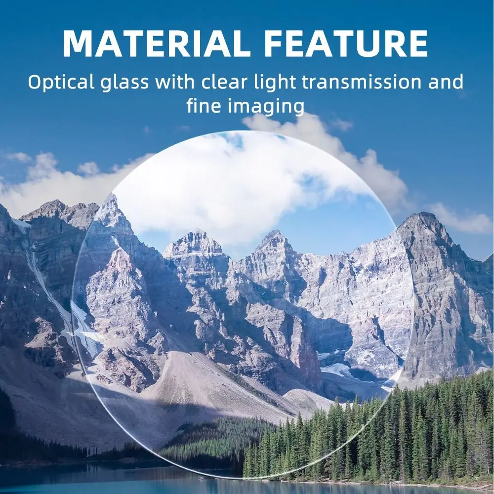 Optical Glass Wide-angle Lens FOV to 115° HD Wide Angle Filter Quick-Release Anti Scratch for DJI Osmo Pocket 4P