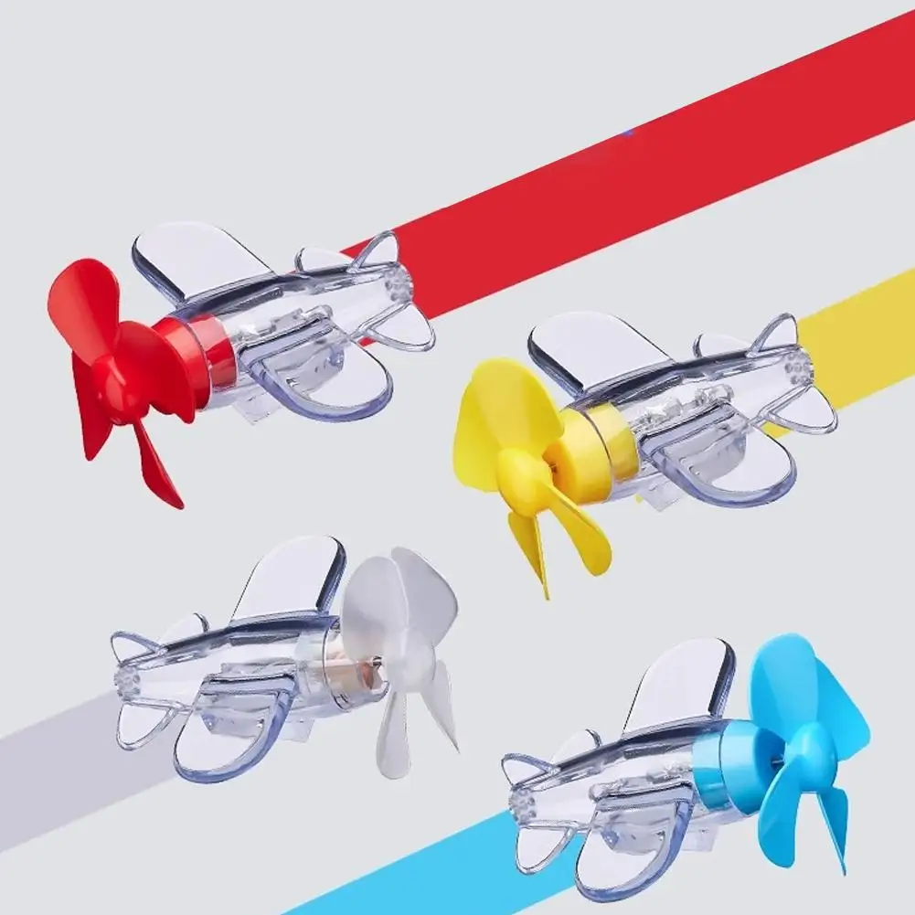 Motorcycle & Car Electric LED Colorful Lights Rotatable Airplane Wind-Powered Airplane Decor Car Motorcycle Bikes Bicycle Decor