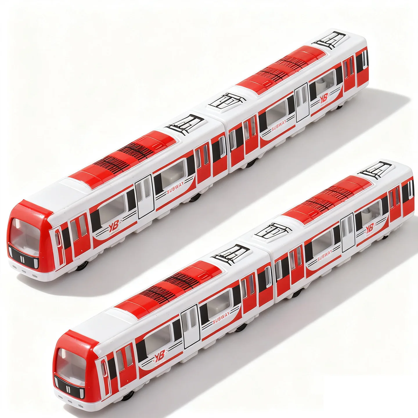 4 teile/los Legierung Zug Modell High-speed-Schiene U-bahn Zurückziehen Magnetische Kinder Spielzeug Auto Modell Spielzeug Track Zug spielzeug Geschenk B118