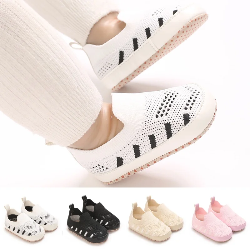 بلون حذاء طفل الأميرة موضة أحذية رياضية شبكة تنفس لينة ومريحة الفتيات لينة وحيد المضادة للانزلاق 0-18 متر #1