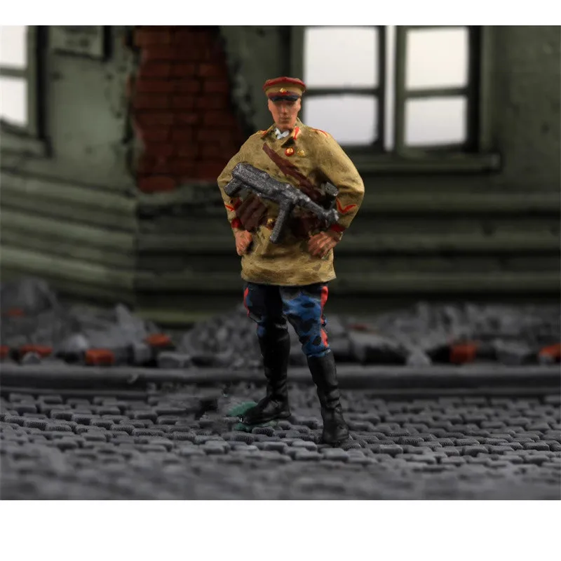 Model w skali 1:72, 1 sztuka, figurka akcji komisarza politycznego Armii Czerwonej ZSRR, akcesorium do scen DIY, kolekcja do ekspozycji.