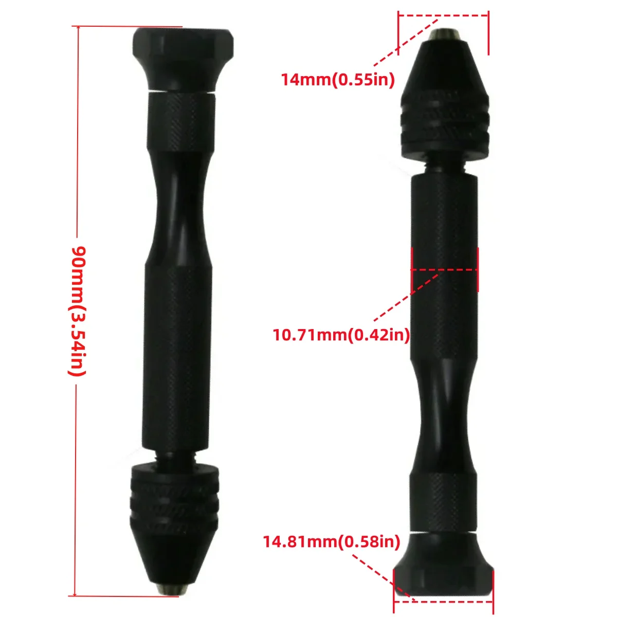 Mini Hand Twisted Diamond Manual Punching Set Cultural Play Amber Thousand Eyes Diamond Bodhi Walnut, Carving Drilling Tool