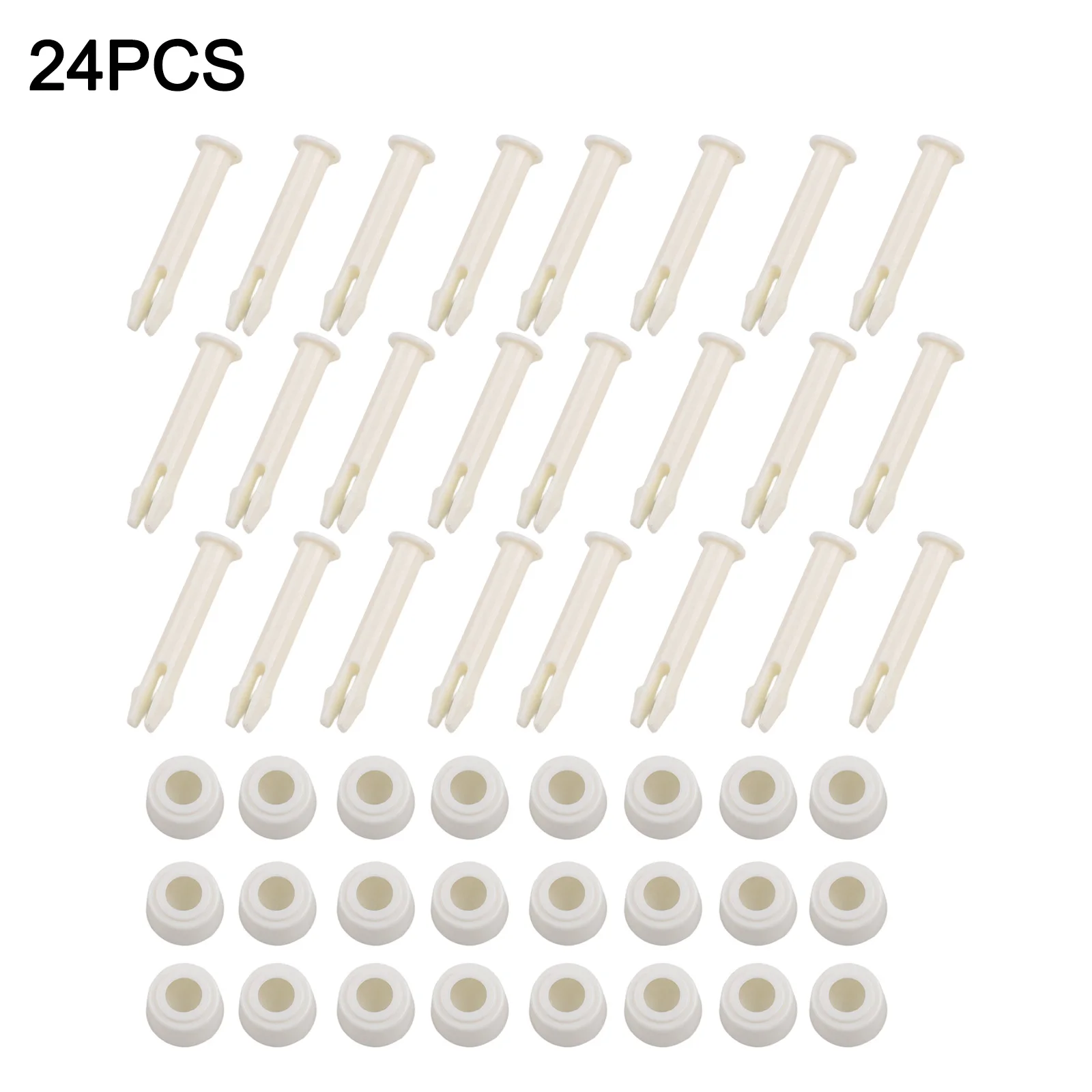 24pcs For Pool Replacement Parts Connector Pins and Seals Kit Plastic Pins 5 56cm for Reliable and Secure For Pool Maintenance