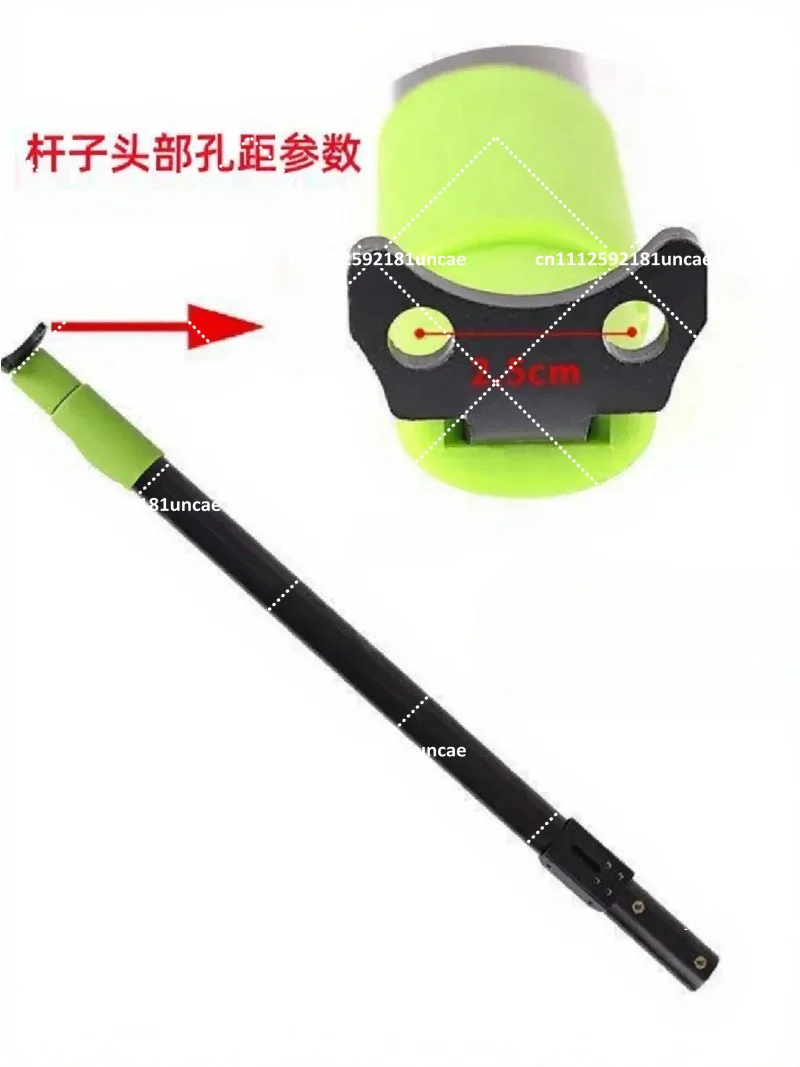 Multifunctional telescopic rod aluminum alloy one-button retractable thickened rod