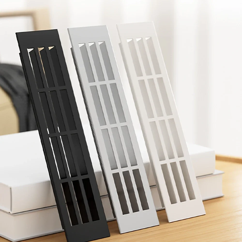 Addensare in lega di alluminio armadio ventilazione sfiato decorazione copertura scarpiera maglia foro copertura accessori hardware 200/300/400mm